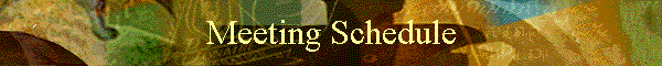 Meeting Schedule